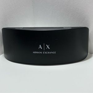Armani Exchange Black Clamshell Hard Glasses Case‎